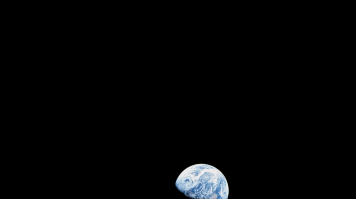 View of earth from space