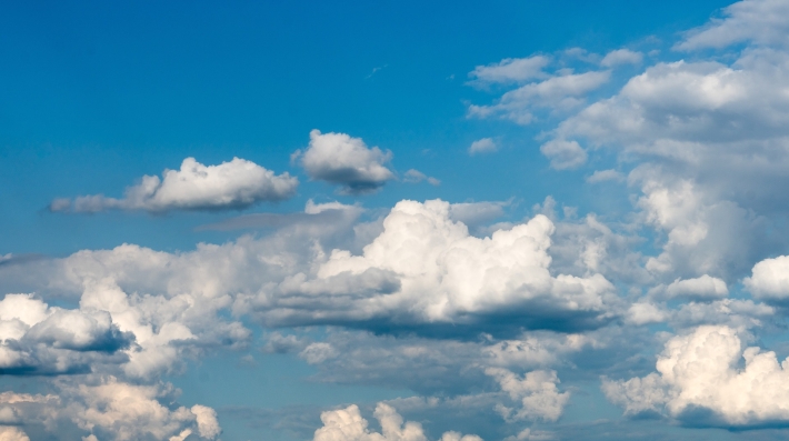 Blue sky and clouds