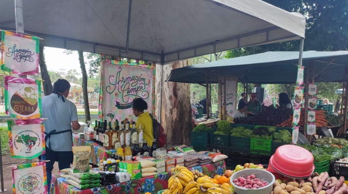 Feira de frutas e verduras