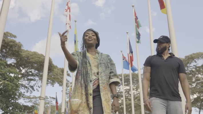 Frida Amani and Dex McBean perform at UNEA-6